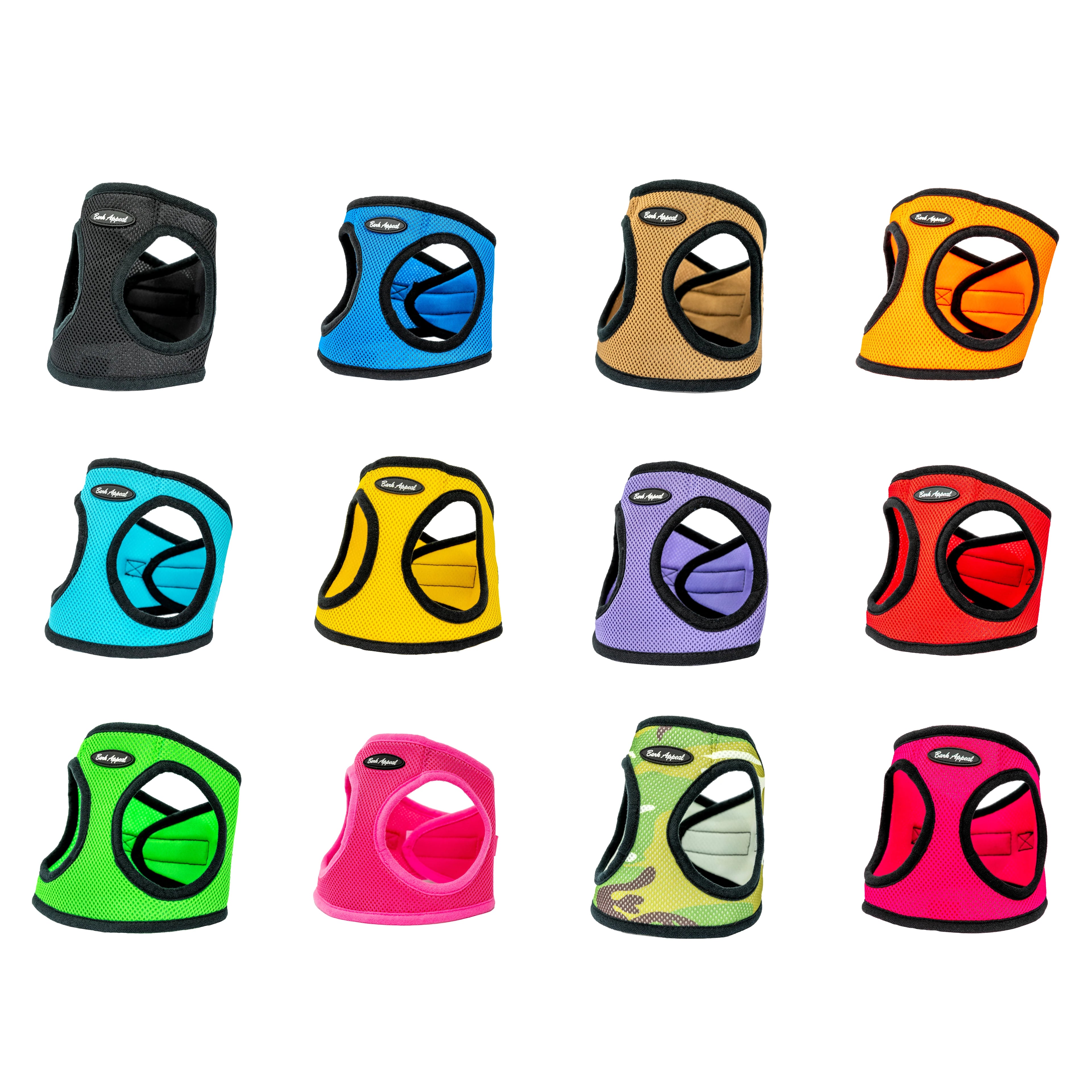 Bark Appeal Solid Mesh Step-In Harness