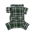 Green Plaid Dog  Pajamas