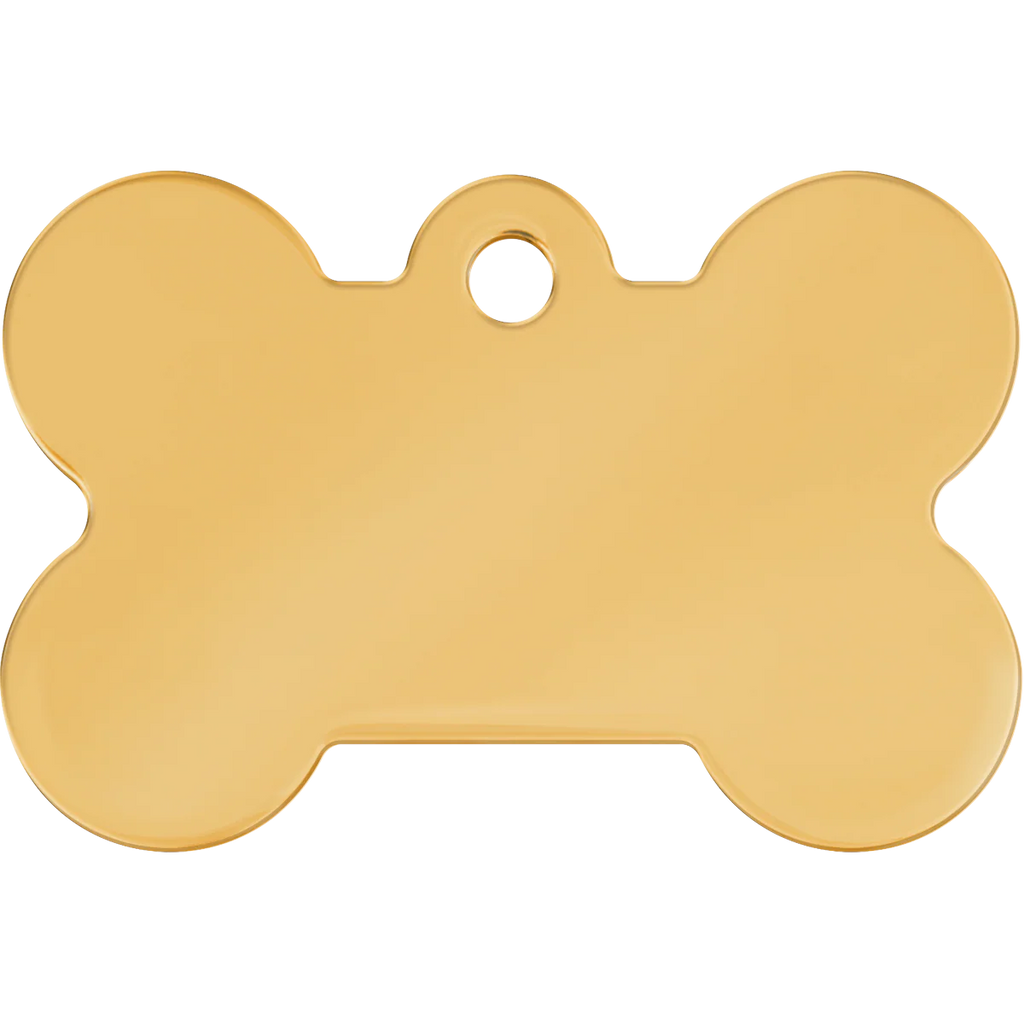 Bronze Plated Brass Bone Tag