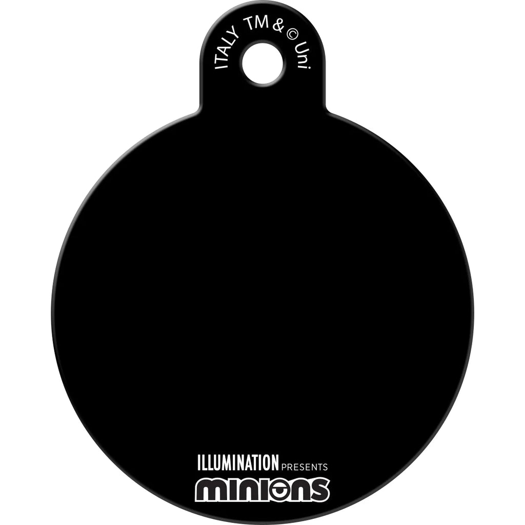 Minion Multi Print Grey Circle Tag
