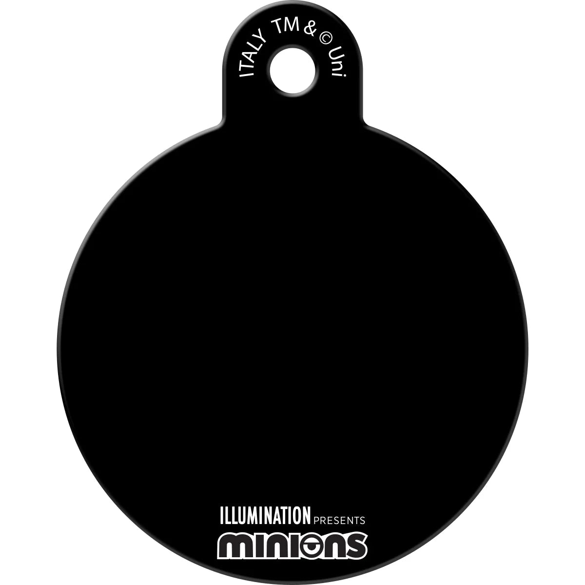 Minion Multi Print Grey Circle Tag