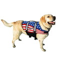 Pawz Pet Products Nylon Dog Life Jacket American Flag