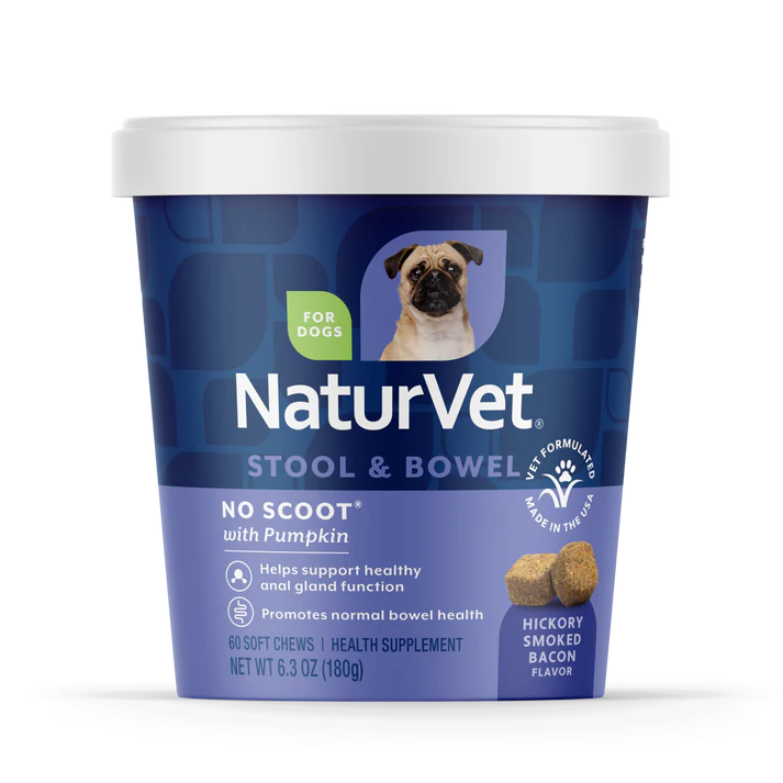 NaturVet No Scoot Plus Pumpkin Soft Chews 120 ct