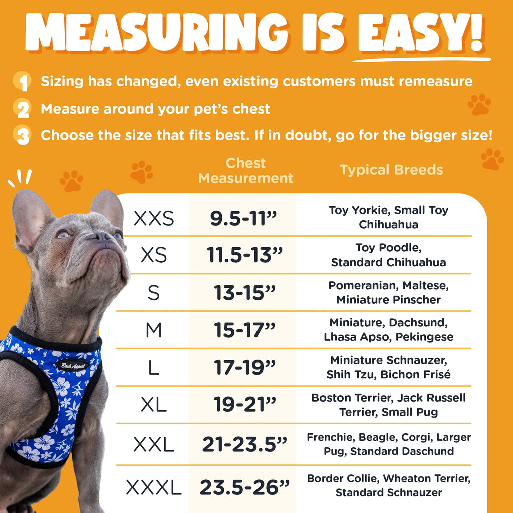 Bark Appeal Solid Mesh Step-In Harness