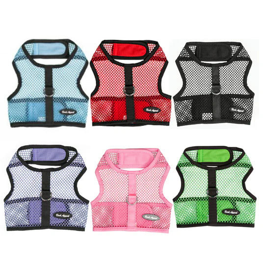 Bark Appeal Solid Mesh Wrap-N-Go Harness