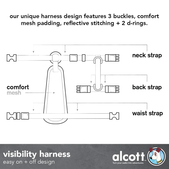 Alcott Reflective Adventure Harness