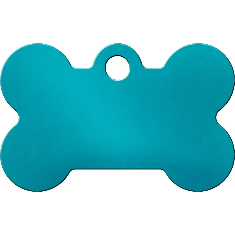 Blue Aluminum Bone Tag