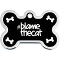 Blame the Cat Raised Edge Large Bone Tag