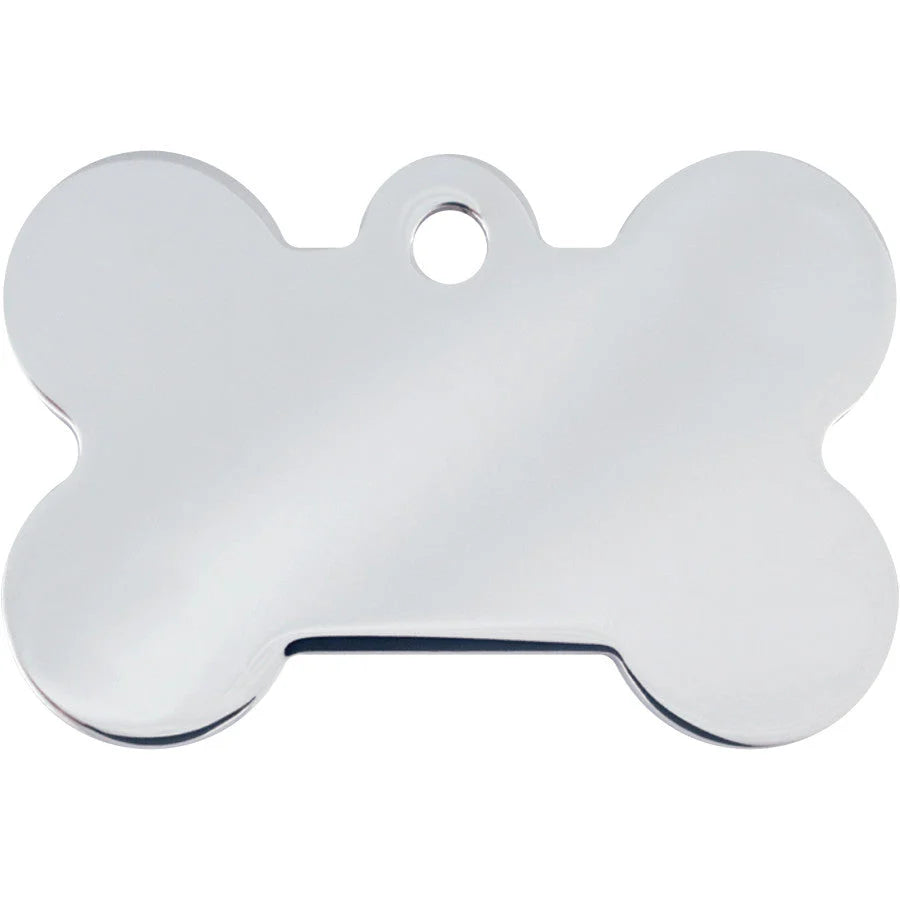 Chrome Bone Purple Epoxy Inlay Tag