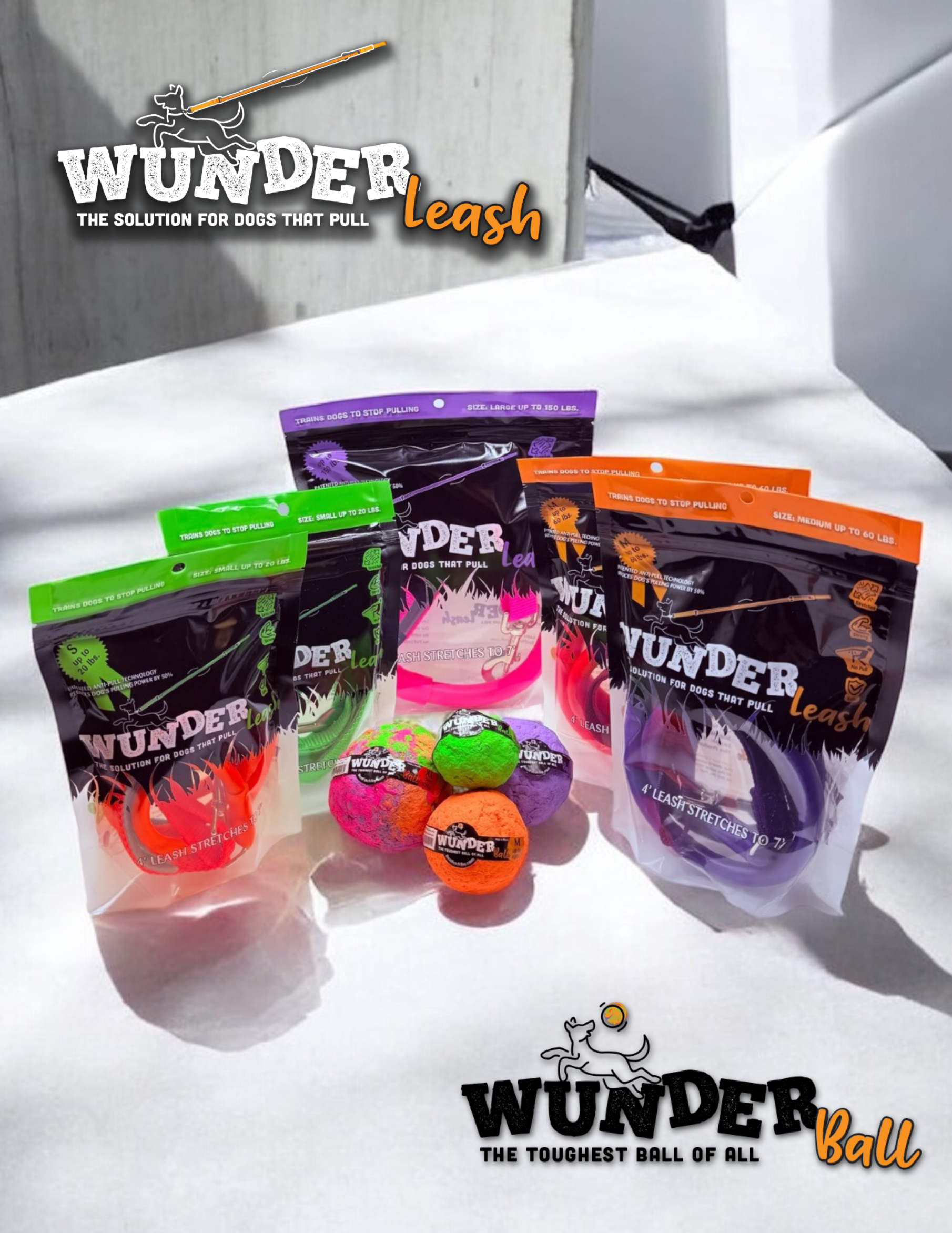 DISPLAY 18 - BEST FETCH TOY! WUNDERBALL with 18 balls.