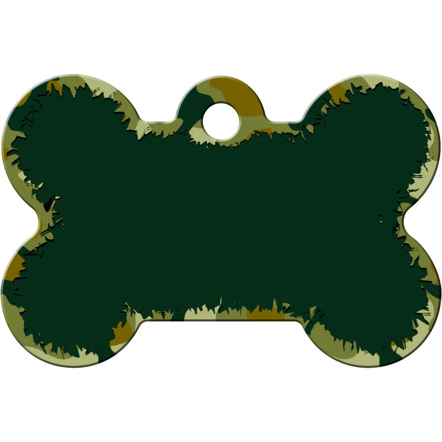 Green Camo Bone