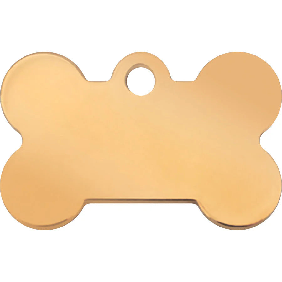 Bronze Plated Brass Bone Tag