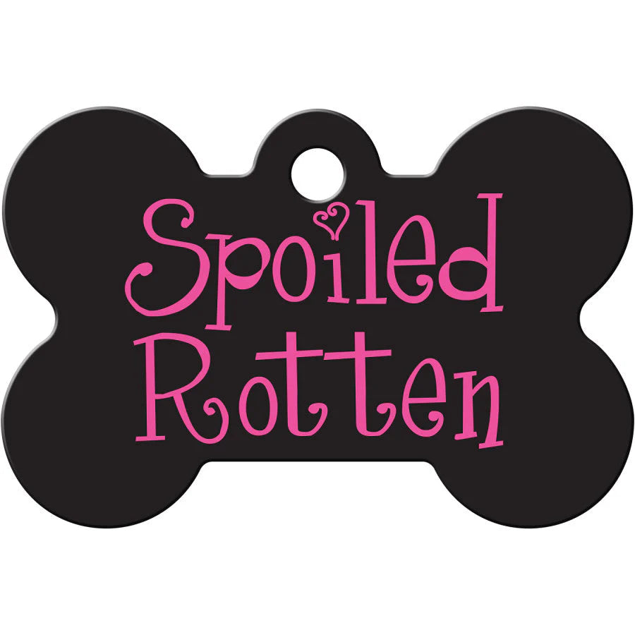 Spoiled Rotten Black Large Bone