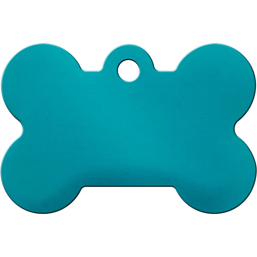 Blue Aluminum Bone Tag