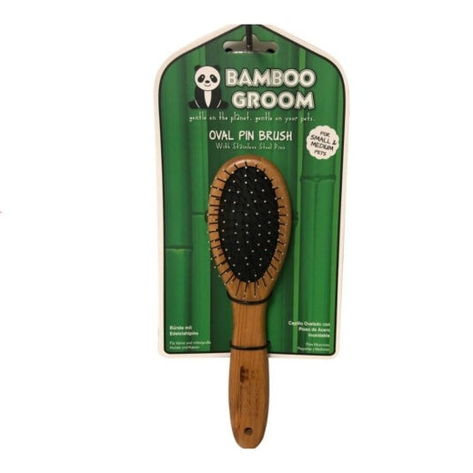 Bamboo Groom Oval Pin Brush