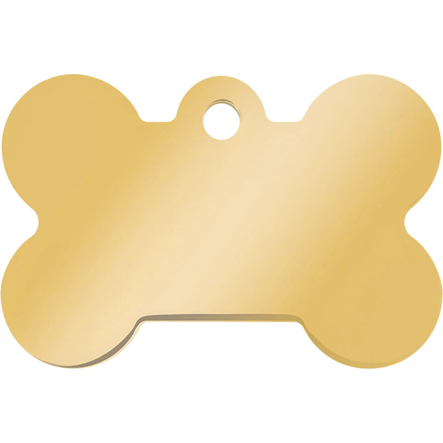 Bronze Plated Brass Bone Tag