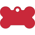Red Aluminum Bone Tag